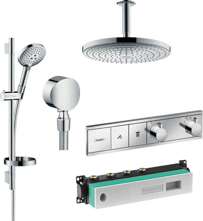 Душевой комплект Hansgrohe Raindance Select E 300 27337000+26630000+27506000+15380000+15310180