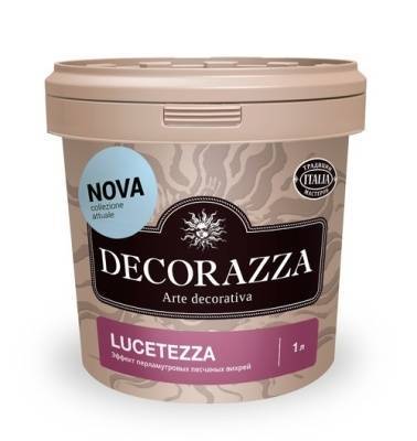 Декоративное покрытие Decorazza Lucetezza Nova база Argento LC11-132 синее 5 л