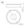 Потолочный светодиодный светильник Arlight SP-Tor-Ring-Surface-R600-42W Warm3000 022137(1) фото 4