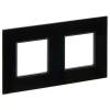Рамка 2-постовая IEK Skandy SK-M22-G-K02 черный