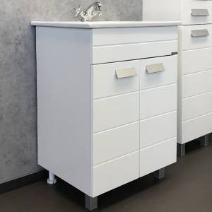 Тумба с раковиной Comforty Модена М-60 00-00001642 белый