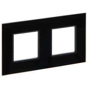 Рамка 2-постовая IEK Skandy SK-M22-G-K02 черный