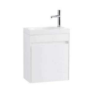 Тумба с раковиной BelBagno Pietra Mini 46 L bianco lucido