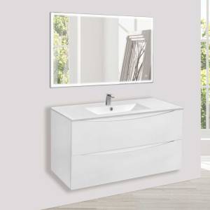 Мебель для ванной Vincea Mia 100 белая глянцевая