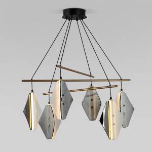 Подвесной светодиодный светильник Eurosvet Glare 301054 LED латунь