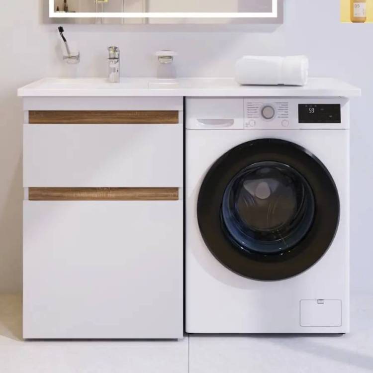 Тумба с раковиной AM.PM X-Joy 60 L, под стиральную машину