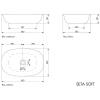 Раковина Plumberia Selection SETA SOFT BO 38x58x13 белый матовый фото 6