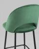 Стул барный Stool Group Меган AV 415-H30-08(PP) велюр зеленый фото 6