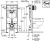 Комплект Grohe GR7215510 Инсталляция для унитаза Grohe Rapid SL + Унитаз подвесной beWash Kraft безободковый, с сиденьем микролифт, белый глянец фото 5