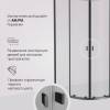 Душевое ограждение Am.Pm X-Joy W88G-205-090BT64 Twin Slide 90x90, без поддона фото 6