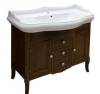 Тумба под раковину Kerasan Retro 734740 с прямым фасадом, орех