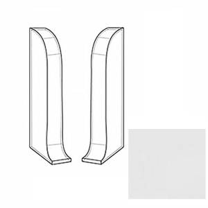 Заглушки LinePlast Белый L045 58 мм (пара)