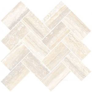 Мозаика Vitra Travertini K9456538R001VTE0 Шеврон Кремовый 31.5x28