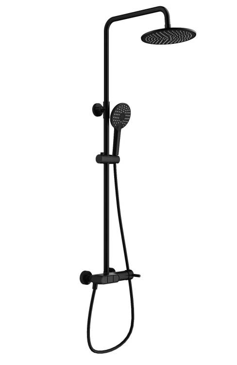 Душевая стойка Wonzon & Woghand WW-A30653-MB черный