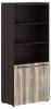 Стеллаж комбинированный Skyland MORRIS 00-07087693, MHC 85.5 Дуб Базель/Венге Магия