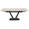 Стол Bradex Home Vito RF 0484 керамогранит бежевый, черный 120(184)x80x75 фото 6