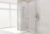 Душевой уголок Royal Bath RB 1210TR-T-CH профиль хром, стекло прозрачное, 100x120x200 фото 2