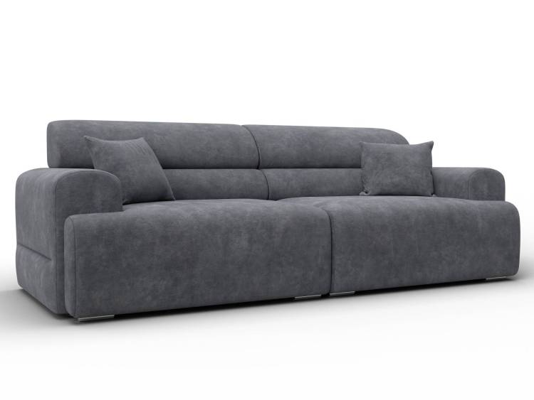 Диван прямой Лига Диванов Лига 109 136482 BRUT 16 темно-серый