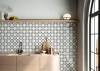 Керамогранит Fioranese Cementine Shine CSH20B Mix Blue lucido 20x20 фото 8
