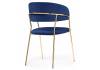 Стул Woodville Kamelia 15320 dark blue, gold фото 5
