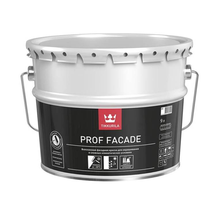Краска фасадная всесезонная Tikkurila Prof Facade база КA 9 л