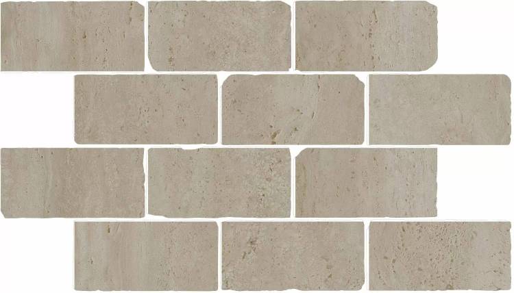 Мозаика Kerama Marazzi Сан-Марко BR034 мозаичный бежевый матовый обрезной 46.5x26.5x0.9