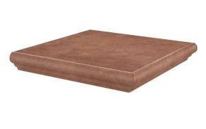 Ступень Kerama Marazzi Хадду KM4040G0021NGTA угловая красный матовый 34x34