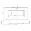 Раковина Uperwood Infinity 45383433000 белая глянцевая, 100x45 фото 15