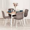 Стул Tetchair Chilly (mod. JSC-220) 24344 темно-серый, белый, велюр фото 10