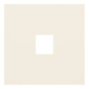 Лицевая панель для одиночной информационной розетки Rikett 35441 MC кремовый сатин