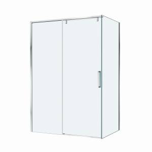 Душевой уголок BelBagno SOFT_CLOSE-1-AH-1-140/80-C-Cr профиль хром, стекло прозрачное, 140x80x200