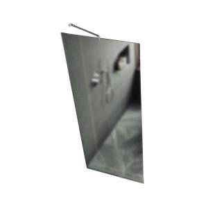 Душевая перегородка MaybahGlass MGD-700-5у 79x195, стекло сатин 8 мм, профиль хром матовый