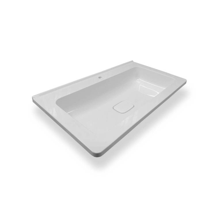 Раковина Эстет Каре Люкс ФР-00014939 80 см, белая матовая