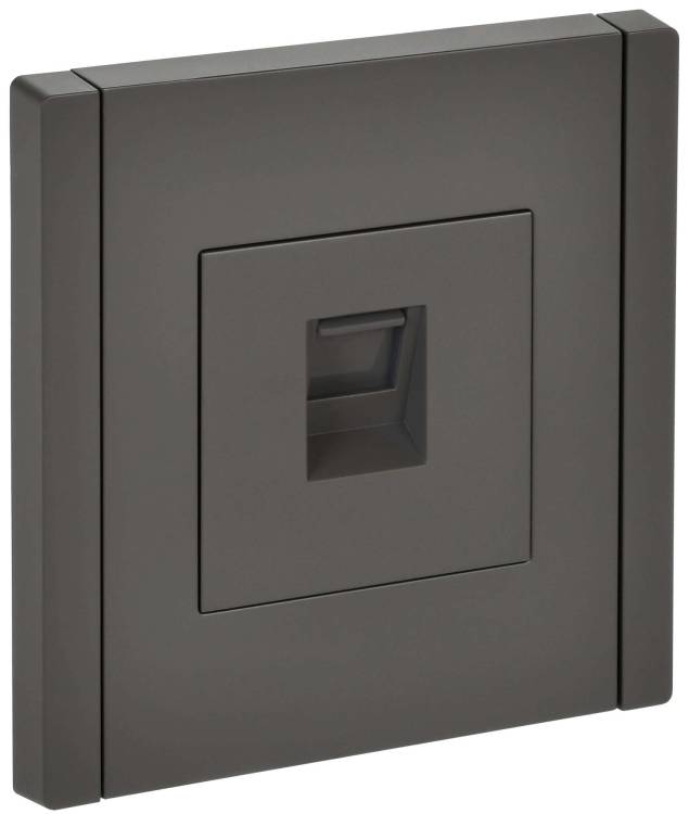 Розетка компьютерная RJ45 IEK Forte&Piano FP-K10-2-K03 серый