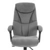 Кресло компьютерное Tetchair Cambridge metalBL 25024 серый, велюр, ткань фото 7