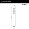 Душевая лейка WHITECROSS Y MICRO-CR хром фото 3