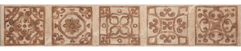 Бордюр Grasaro Sand Stone GT-280/f01/gr Frieze Beige (бежевый) 7x40