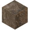Мозаика Estima Bernini 67349 Mosaic/BR04_NS/25x29/Cube Cube Dark Brown неполированная 25x29