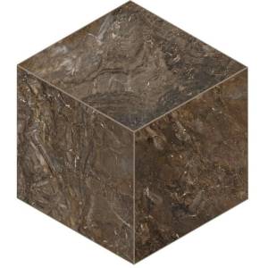 Мозаика Estima Bernini 67349 Mosaic/BR04_NS/25x29/Cube Cube Dark Brown неполированная 25x29