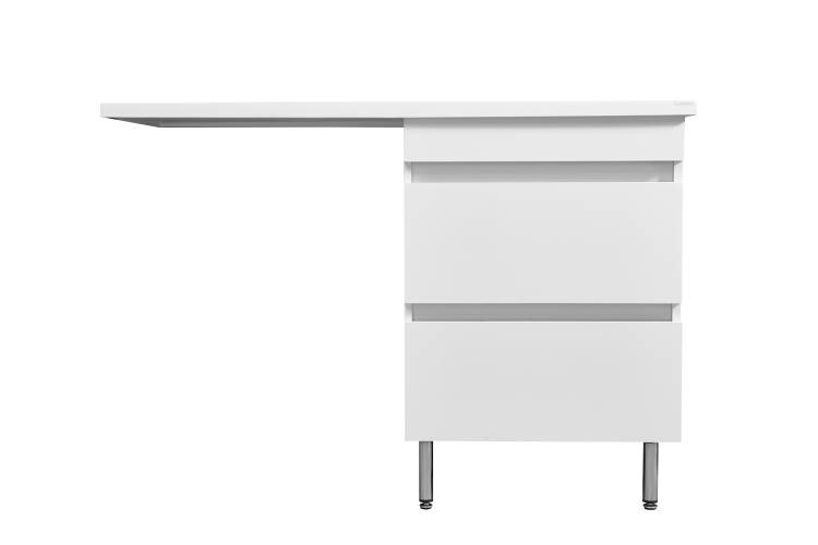 Тумба с раковиной Stella Polar Мадлен 130 SP-00000475 белый, раковина Мадлен 130