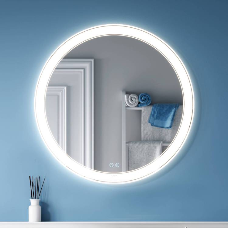 Зеркало Alavann Solis 80 ALV0117010 с подсветкой, сенсор, антизапотеватель