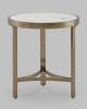 Стол журнальный Stool Group Адриана EET-223-BRCG-BDFL светлая керамика 50x50x55 фото 2
