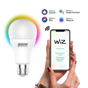 Лампа светодиодная диммируемая Gauss Smart Home 1170112