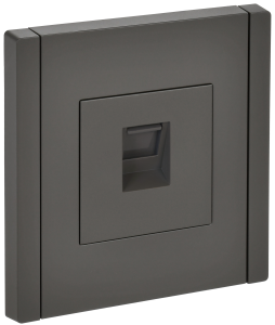 Розетка компьютерная RJ45 IEK Forte&Piano FP-K10-2-K03 серый