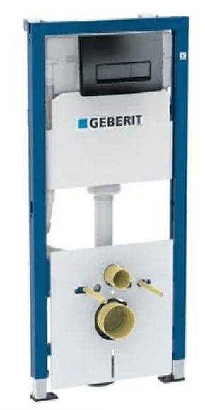 Система инсталляции для унитазов Geberit Duofix 458.128.DW.1 черный глянцевый