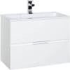 Тумба с раковиной Aquanet Алвита 70 212680 белый, 531x700x450