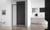 Душевая дверь в нишу BelBagno Acqua BF-1-120-C-NERO черная матовая фото 2