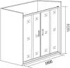 Душевая дверь в нишу Good Door Latte WTW-TD-160-C-WE фото 5