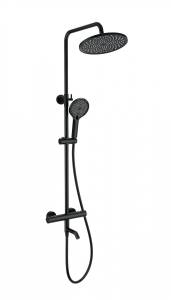 Душевая стойка Wonzon & Woghand WW-B3065-T1-MB с термостатом, черный