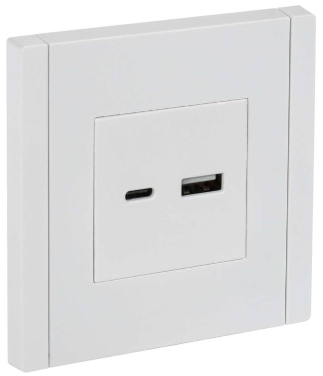 Розетка USB type A+C IEK Forte&Piano FP-U22-018-K01 белый